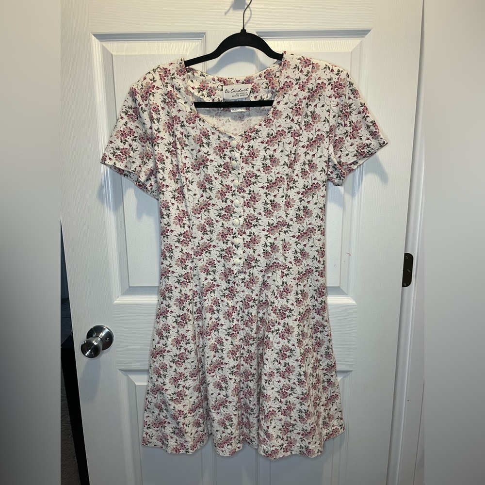 80s/90s Era Floral Dress